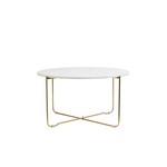 3x Salontafel, Light&Living, 6754326, wit, goud